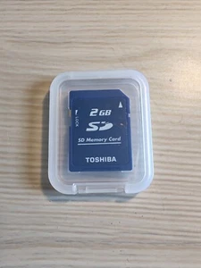 TOSHIBA 2GB Storage Full Size SD Memory Card - UK SELLER - Picture 1 of 1