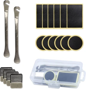18 PCS Glue-Free Bike Tire Patch Repair Set, Bike Puncture Repair Patches, with - Picture 1 of 7