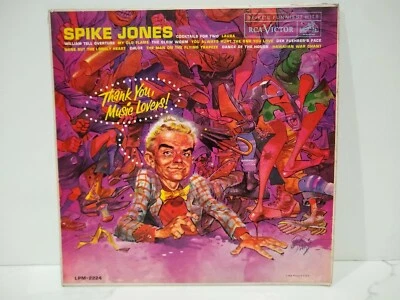 Essential Jack Davis Cover SPIKE JONES Thank You Music Lovers Lp 60 Comedy FUN! - Image 1 of 4
