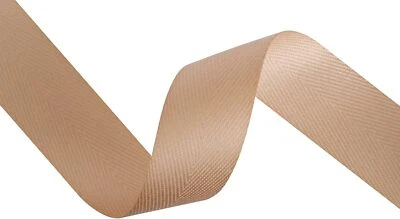 Cinta de sarga de espiga NEK algodón cinta de polietileno 1" x 72 yardas algodón de peso medio Foto 1 de 4