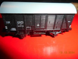 DDR Spur N Güterwagen Deutsche Reichsbahn 6 cm schwarz neuwertig - Picture 1 of 6