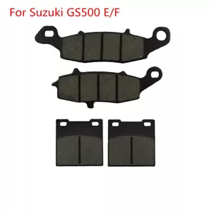 Front & Rear Brake Pads Kit For Suzuki GS500 GS500E GS500F 1996-2010 - Picture 1 of 1