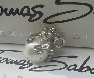 Bezaubernder Thomas Sabo Frosch Auf Perle Charm Anhänger Rarität - Bild 1 von 5