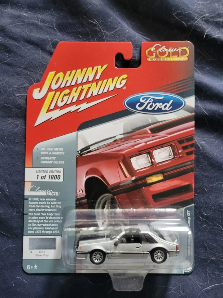 Johnny Lightning 1982 福特野马 gt 1800 年 1 件 — 第 1/1 张图片
