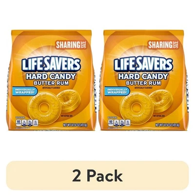 Life Savers Butter Rum Hard Candy Wrapped Sharing Size (2PACK) | Christmas Sale! - Image 1 of 4