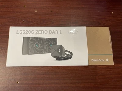 Deepcool LS520S ZERO DARK Liquid CPU Cooler 240mm Pure Performance SEALED - Image 1 of 3