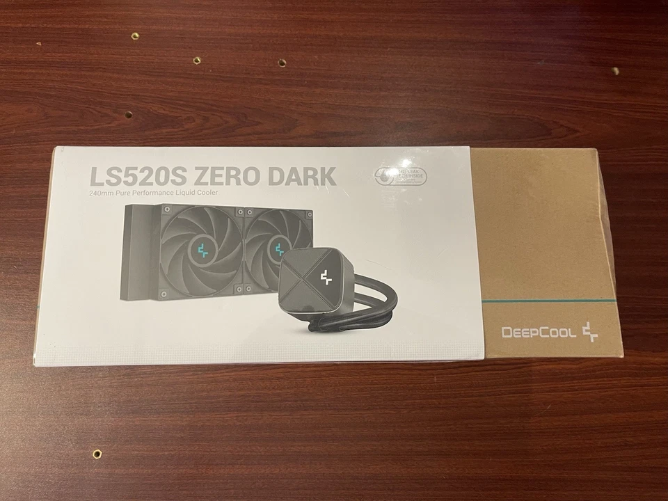 Deepcool LS520S ZERO DARK Liquid CPU Cooler 240mm Pure Performance SEALED - Image 1 of 3