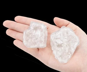 2Pz Cristalli Grezzi Quarzo Trasparente 1,8-2,2" Grandi Pietre Rocce Grezze Cristalli Guarigione... - Foto 1 di 7