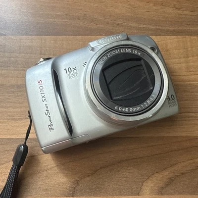 Canon PowerShot SX110 IS 9.0MP Digital Compact Camera 10x Optical Zoom - Tested - Image 1 of 4