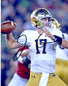 Jack Coan Notre Dame signed autograph 8x10 football photo Fighting Irish! - Picture 1 of 1