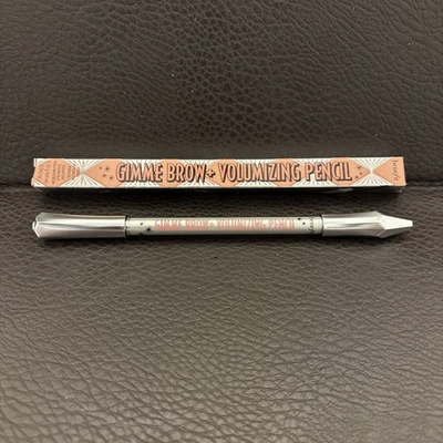 Benefit Gimme Brow + Volumizing Pencil 1.19g No. 6 Cool Soft Black Brand New - Image 1 of 2