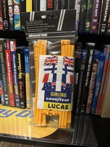 Pack of 12 Classic Scalextric C274 Crash Barriers Yellow Red Mobil Goodyear++ - Picture 1 of 3