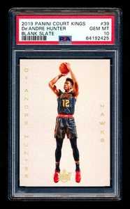 2019-20 PANINI COURT KINGS DE'ANDRE HUNTER RC BLANK SLATE ROOKIE SSP PSA 10! - Picture 1 of 2