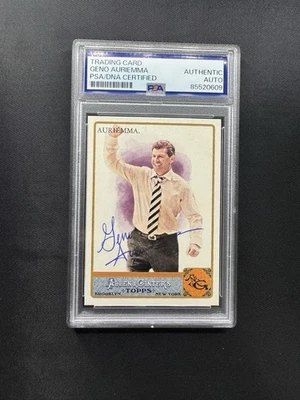 Geno Auriemma signed autographed 2011 Topps Allen & Ginter #133 PSA/DNA UCONN - Image 1 of 2