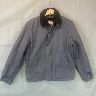 Chaqueta forrada de piel sintética J.Crew para hombre talla pequeña piloto de vuelo Foto 1 de 4