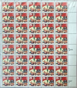 1993 29 ¢ Legends of American Music, Hank Williams, #2723, Vollbereich von 40, postfrisch - Bild 1 von 1