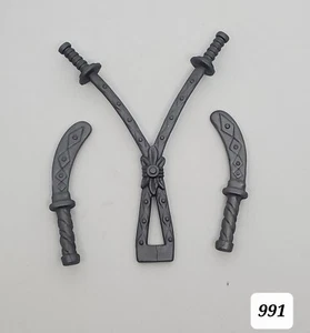 1992 TMNT Samurai Scooter Authentic Sword Sissybar Lot Vintage Accessory 991 - Bild 1 von 5