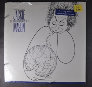 JACKIE MASON The World According to Me COMEDY LP SEALED HYPE STICKER NO MARK - Picture 1 of 2
