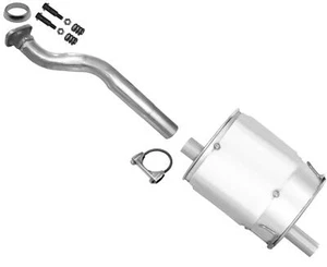 Tubo de eje trasero Civic 1992-2000 con silenciadores abrazaderas de tubo trasero hecho en EE. UU. - Imagen 1 de 6
