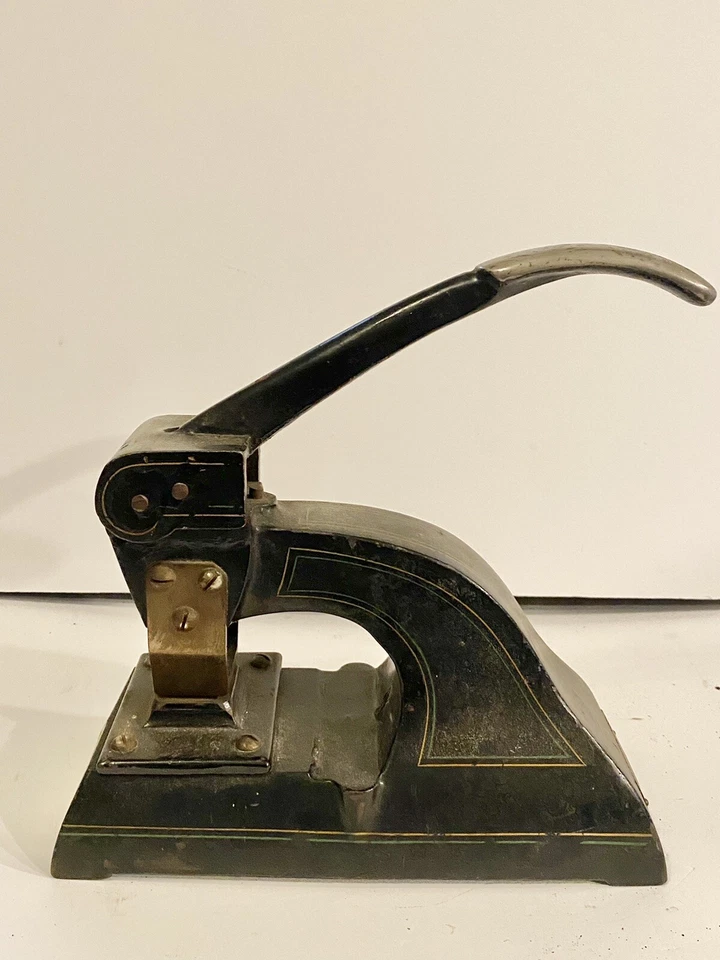 Vtg Antique Cummins Perforating Machine estate find  - Image 1 of 4