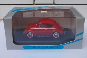 Volkswagen Käfer Ovalfenster 1953 Minichamps 430052102 MIB 1:43 vw 1200 beetle - Imagen 1 de 4