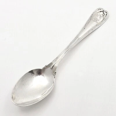 Antigua cuchara de café de postre Tiffany Co Colonial Demitasse de plata de ley Foto 1 de 4