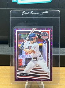 Brady Harris - PURPLE DISCO - 2024 Panini Stars & Stripes 17/99 - Picture 1 of 3
