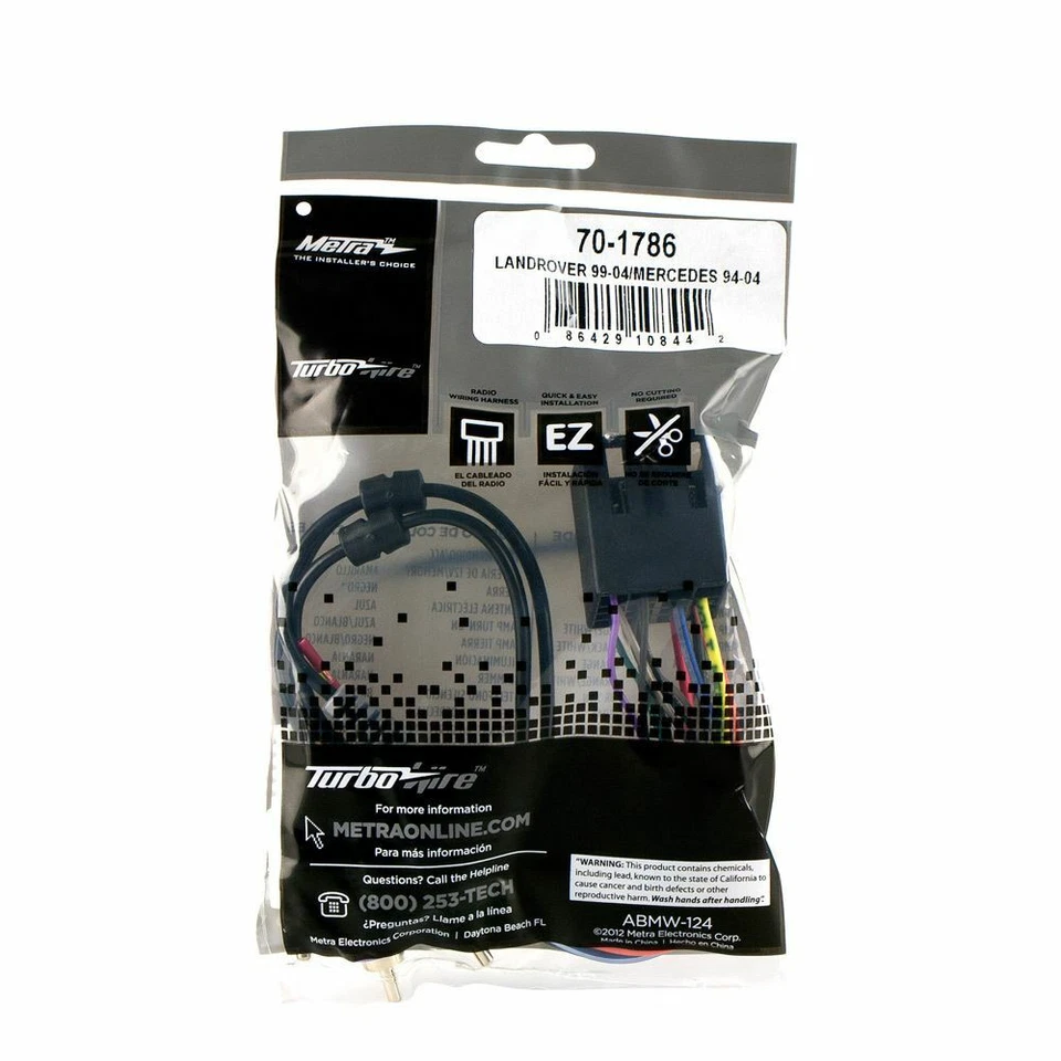 Metra 70-1786 Wire Harness for Aftermarket Stereo Installation - Image 1 of 2