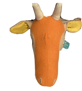 PILLOWFORT GIRAFFE Head Plush Wall Trophy 3D Stuffed ZOO Room Decor Target NWT - Picture 1 of 9