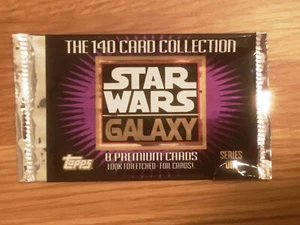 EMPTY CARD WRAPPER Star Wars Galaxy Series 1 - 1993 Topps Cards - Picture 1 of 2