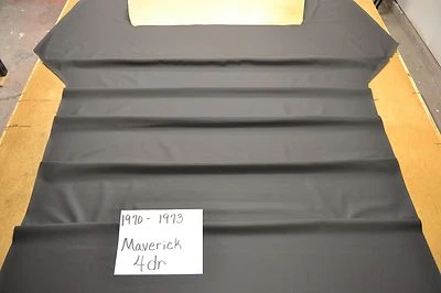 1970 70 1971 71 1972 72 1973 73 Ford Maverick 4 puertas techo negro hecho en Estados Unidos Foto 1 de 2