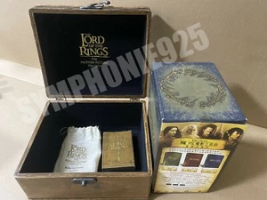 THE LORD OF THE RINGS TRILOGY TAIWAN 12 DVD SET W/PROMO WOODEN BOX & POKER RARE - Bild 1 von 10