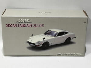 EBBRO 1/24 Scale Nissan Fairlady ZL (S30) White Die-cast Model Car with Box Used