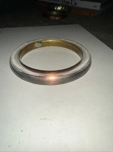 Alexis Bittar bräunlich-rotbraun Plexiglas Armband signiert 2,5" Öffnung - Bild 1 von 8