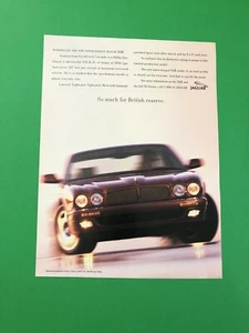 1995 1996 JAGUAR XJ R XJR ORIGINAL VINTAGE PRINT AD ADVERTISEMENT PRINTED - Picture 1 of 1