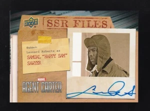 Agent Carter 2017 Upper Deck autograph card SSR-LR Leonard Roberts -Happy Sam - Picture 1 of 2