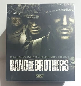 BAND OF BROTHERS: Pre-Owned VHS 6-Tape Box Set VERY NICE! 2002 - Picture 1 of 8