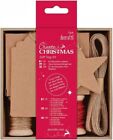 Docrafts Create Christmas Tag Kit Silver Felt & Paper, Embellish Gift...
