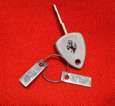 GENUINE⭕️ FERRARI 360 MODENA SPIDER KEY FOB REMOTE 355 550 575 F1 599 348 SILVER - Image 1 of 4