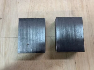 2pcs Of 1 1/2” Thk. x 3” X 4” Long 4140 Cold Drawn Annealed steel flat bar . - Picture 1 of 1