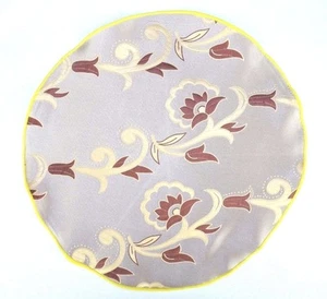 Lord R Colton Masterworks Pocket Round Como Gold Floral Silk - $75 Retail New - Picture 1 of 2
