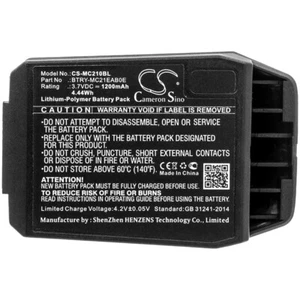 Batterie 1200mAh BTRY-MC21EAB0E 82-150612-01 pour Motorola MC21, MC2100, MC2180 - Photo 1 sur 3