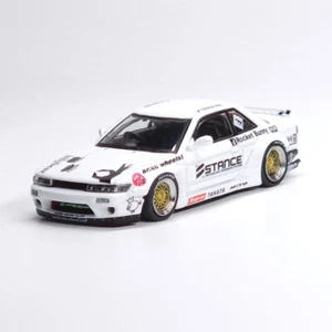 Inno64 Nissan Silvia S13 Pandem "Rocket Bunny" V2 White - Picture 1 of 3
