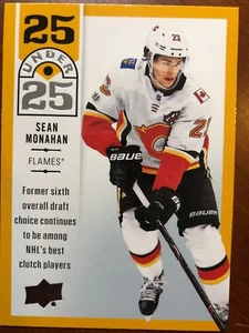 18-19 UD Series 1 25 Under 25 #U25-4 Sean Monahan - Picture 1 of 2