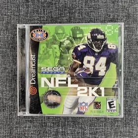 NFL 2K1 (Sega Dreamcast, 2000) ⭐️Disc Good Condition Tested