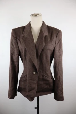 MARELLA BLAZER GIACCA DONNA Tg 46 WOMAN CASUAL VINTAGE JACKET LANA WOOL - Immagine 1 di 4