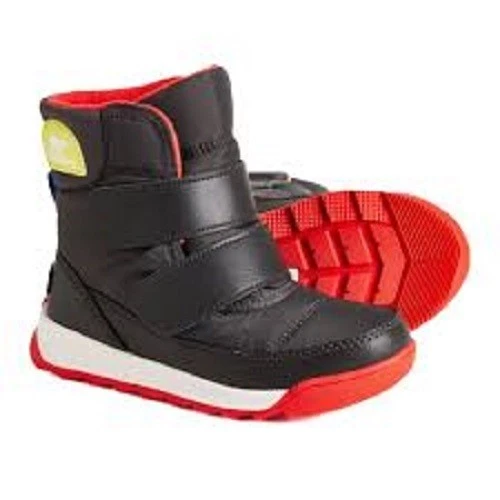 Botas de nieve Sorel Whitney II con correa impermeables aisladas a chorro/amapola/rojo bebé 5 nuevas sin caja Foto 1 de 4