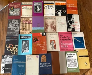 Posten 25 Vintage Taschenbücher Literatur Klassiker Kritik Geschichte Lehrbücher - Bild 1 von 15