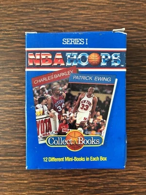 1990 NBA Hoops Series 1 Collect-A-Books Box 2 Basketball Blue Ewing Barkley Etc - Image 1 of 3