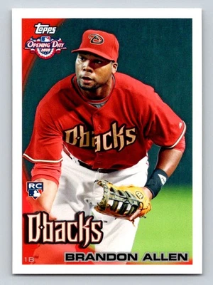 2010 Topps Opening Day #206 Brandon Allen Arizona Diamondbacks - Image 1 of 2